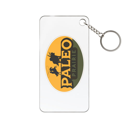 Paleo Prairie printed acrylic keychain charm
