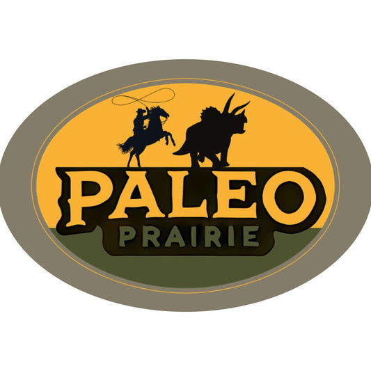 Paleo Prairie faux leather patch for engraving