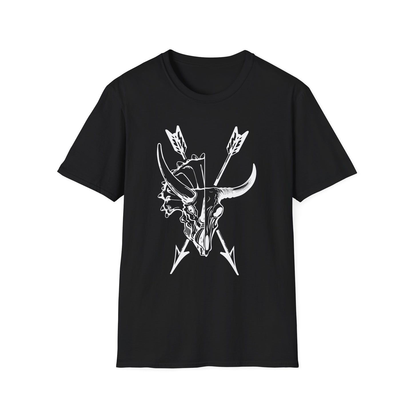 Triceratops & Bison Ancestors Tee, Unisex Softstyle T-Shirt