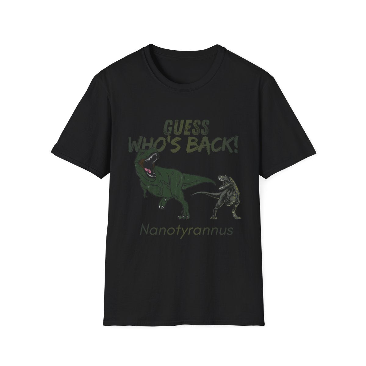 “Guess Who’s Back” Nanotyrannus T-Shirt – Celebrating the Return of a Controversial Cretaceous Carnivore